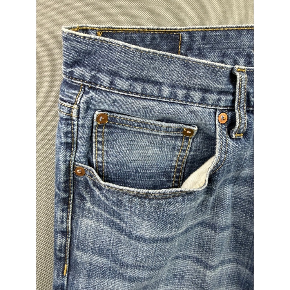 American Eagle‎ Jeans Mens Blue Straight Leg Medium Wash 34x29 - Picture 8 of 11